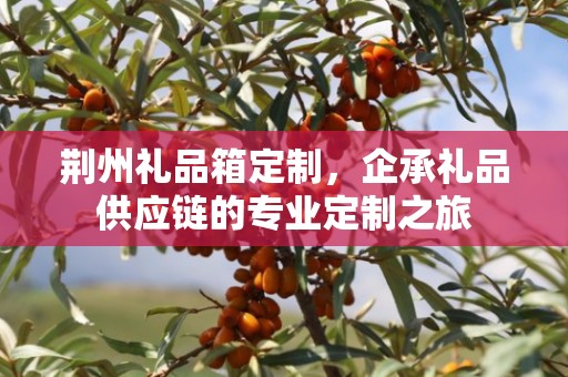 荆州礼品箱定制，企承礼品供应链的专业定制之旅